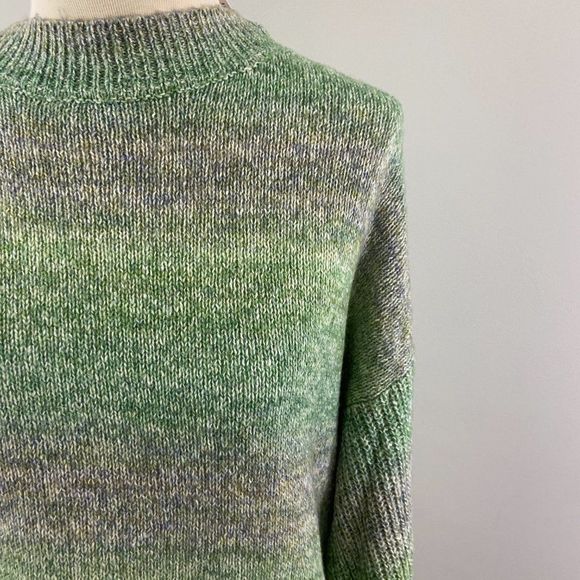 NWT ABOUND Teal Cyrus‎ Space Dye Crew Neck Sweater - Picture 3 of 8